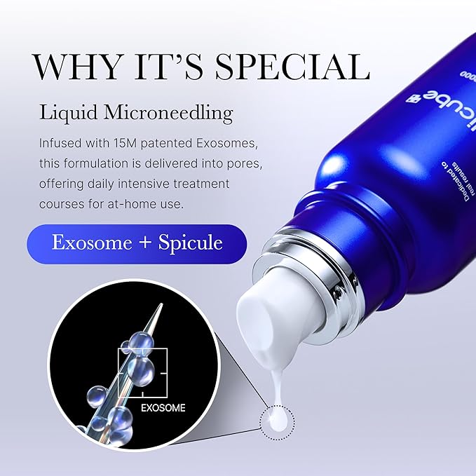 medicube Exosome Shot Zero 7, 500 PPM Spicule Facial Serum | Liquid Skin - Image 4