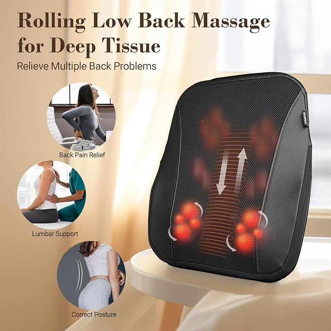 CuPiLo FSA Eligible Cordless Back Massager - Image 6