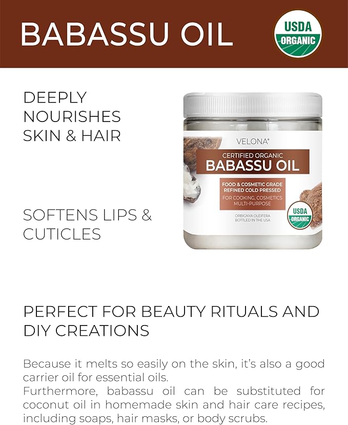 velona Babassu Oil USDA Certified Organic - Image 2