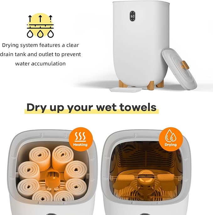Towel Warmers for Bathrooms, 35 Liter Portable Electric Towel Heater - Image 6