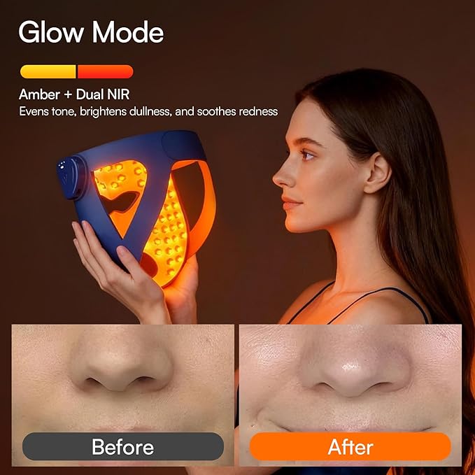 INIA Glow 4D Wireless Red Light Therapy Mask - Image 6