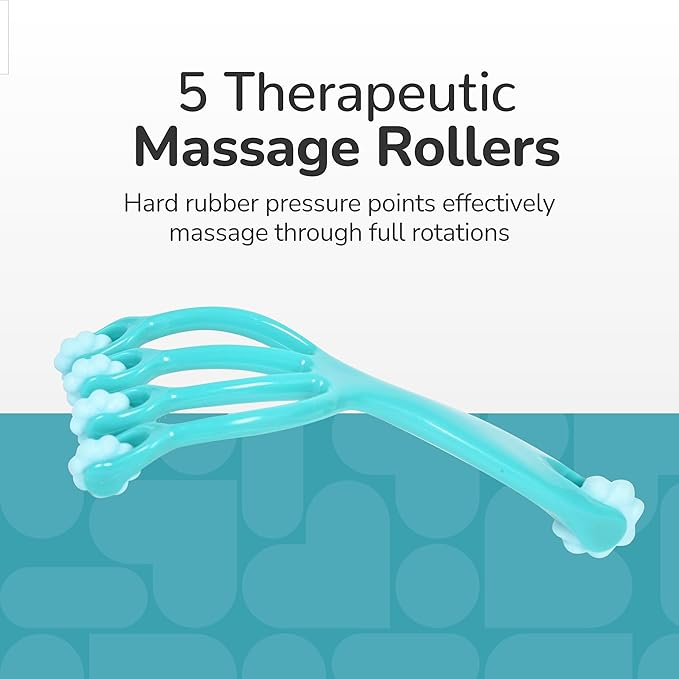 BioSwiss Claw Massage Roller, Handheld Muscle Massager - Image 4