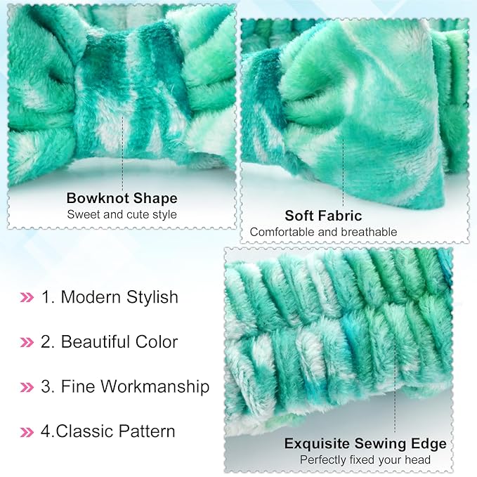 Wteehn 6pcs Headband and Wristband - Image 3