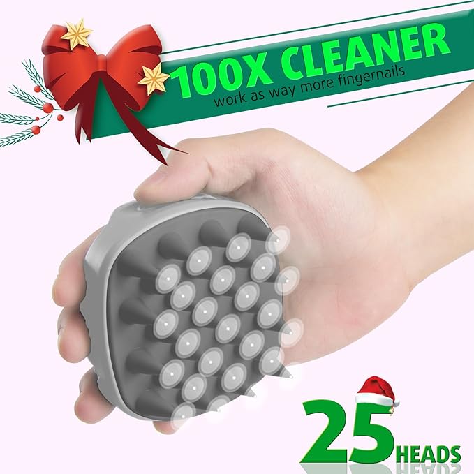 Cbiumpro 2-Pack Scalp Massager Shampoo Brush, Ultra Soft Silicone Scalp - Image 5