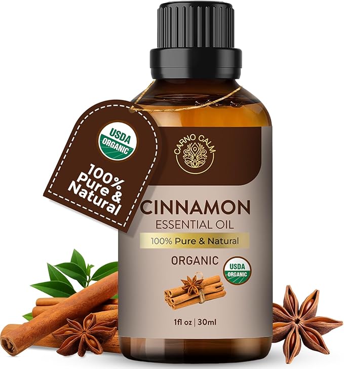 Cinnamon Essential Oil | USDA Certified Organic Cinnamon Oil |for Skin and Hair - Image 2