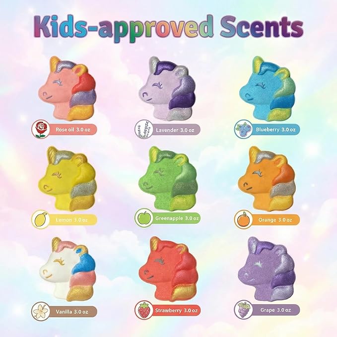 Unicorn Bath Bombs for Kids - Image 4