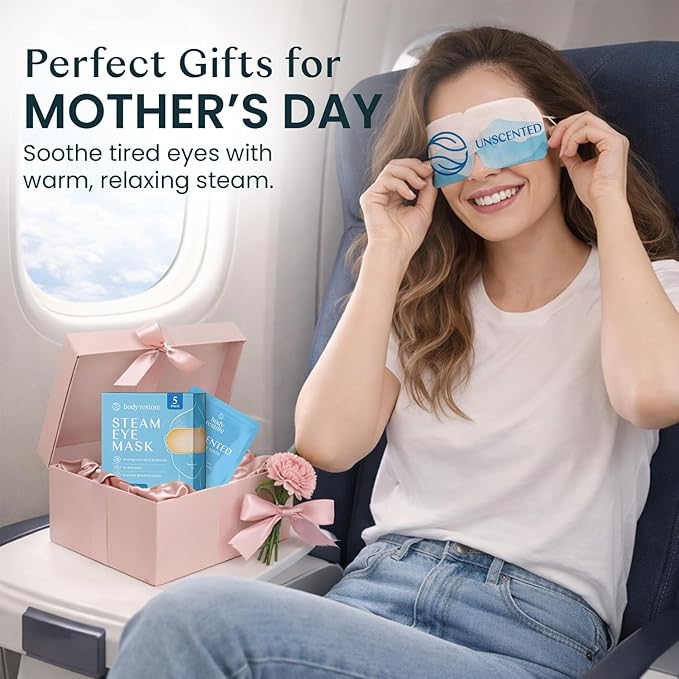 Body Restore Heated Eye Mask for Dry Eyes 5 Pack – Mothers Day Gifts for Mom - Image 2