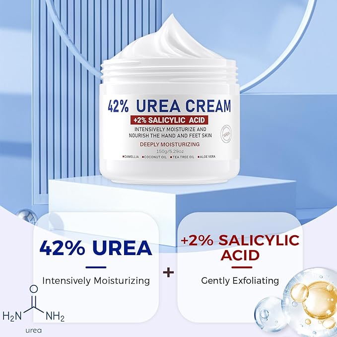 OUKEYA Urea Cream 42 Percent for Foot & Hand Cream - Image 2