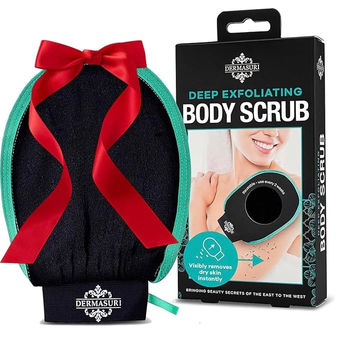 Dermasuri - Deep Exfoliating Glove - Korean Exfoliating Mitt & Body Scrubber - - Image 7