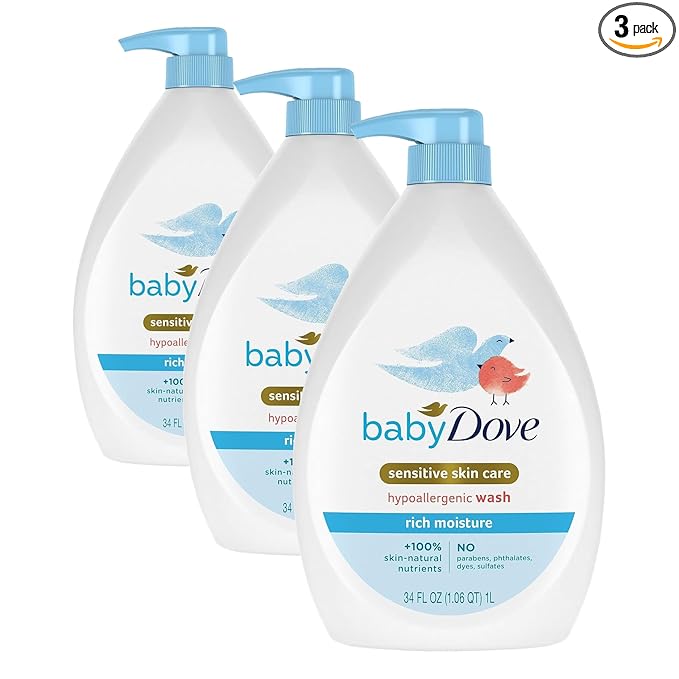 Baby Dove Sensitive Skin Hydrating Body Wash | Tear-Free & Hypoallergenic | by BabyDove