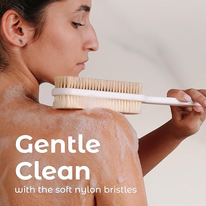 MainBasics Back Scrubber for Shower, Long Handle Body Brush - Image 5