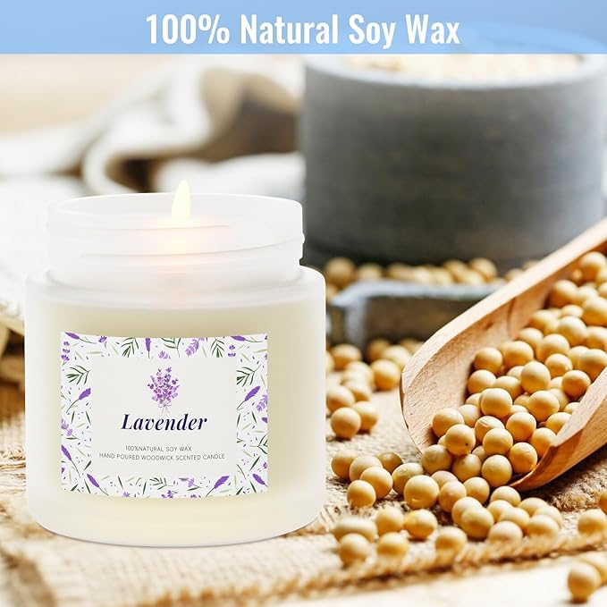 BlissfulOasis Scented Candles, Long-Lasting Candles - Image 4