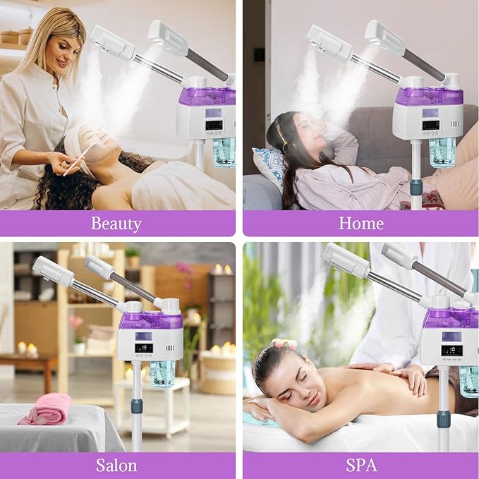 Professional 2 in 1 Facial Steamer, Esthetician Steamer - Image 5
