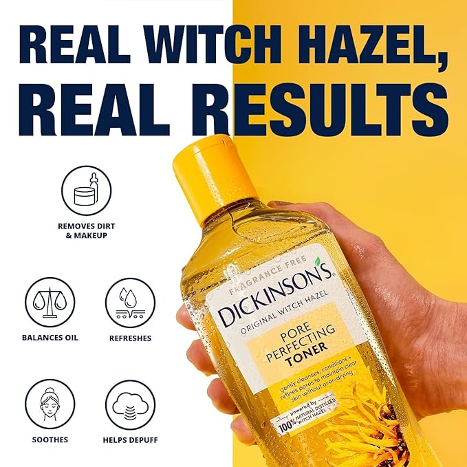 Dickinson's Original Witch Hazel Pore Perfecting Toner | 100% Natural Distilled - Image 2
