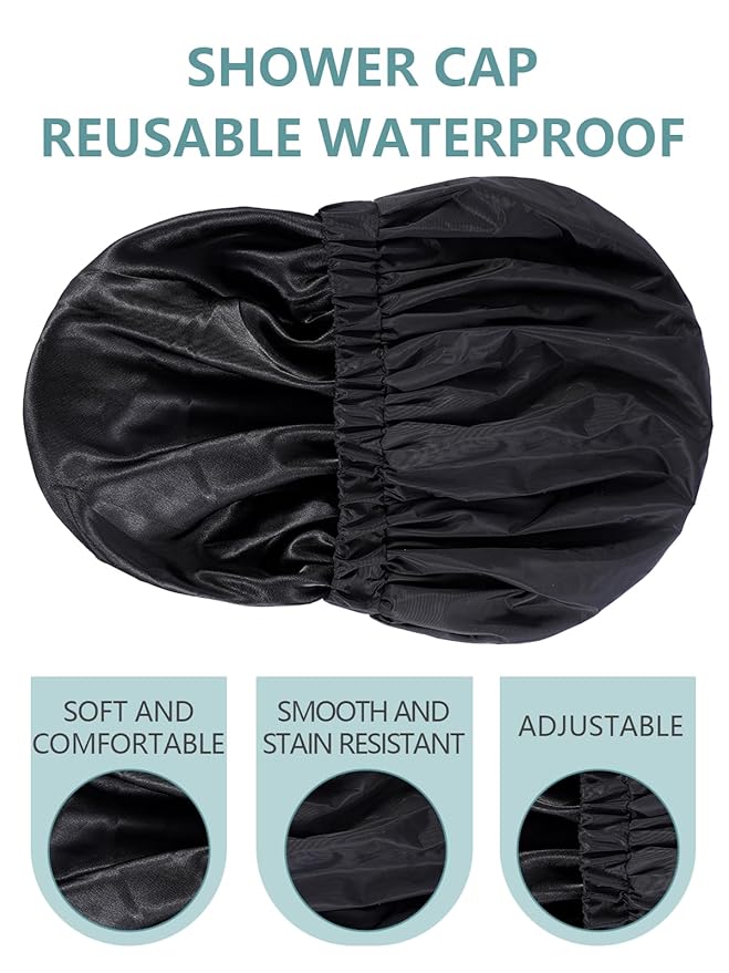 Years calm Reusable Waterproof Shower Caps - Image 4