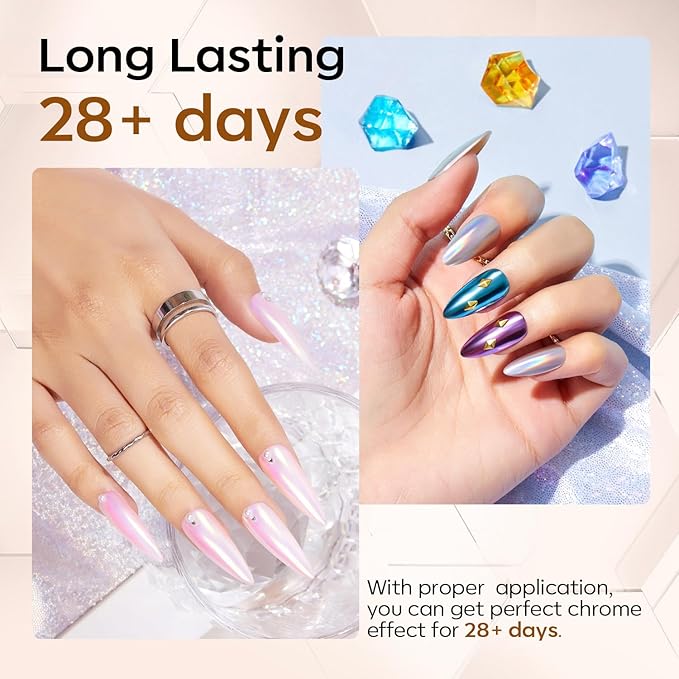 modelones Gel Top Coat for Chrome Nail Powder - Image 5