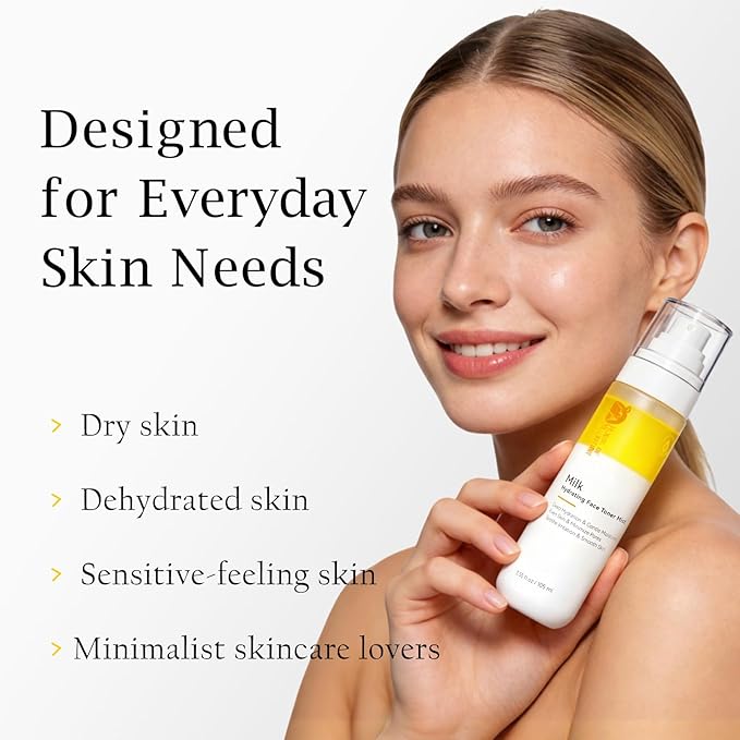 Hydrating Face Mist with Goat Milk Prebiotic – Alcohol-Free Facial Toner Spray - Image 7