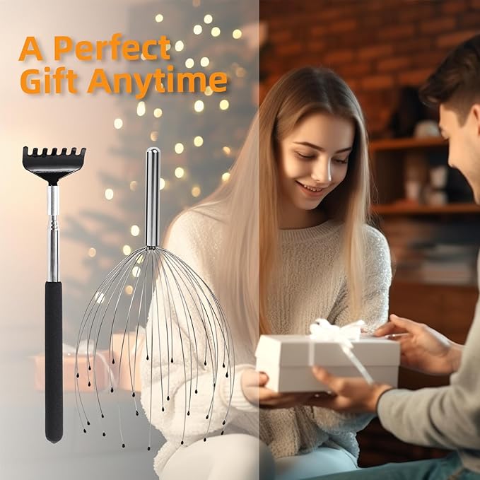 YEZY Head Massager 28 Fingers Head Scratcher Scalp Massager, Back Scratcher - Image 9