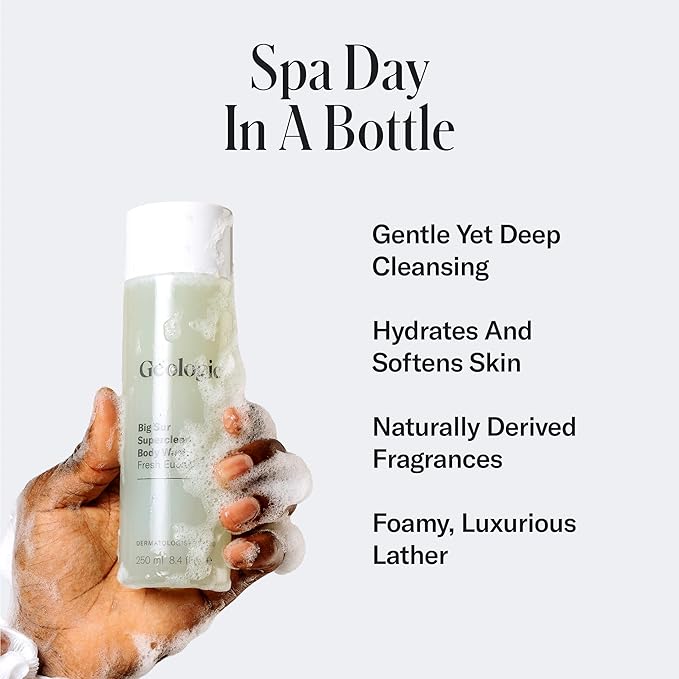 Geologie Big Sur Fresh Eucalyptus Superclean Body Wash | Deep Cleansing Fresh - Image 2