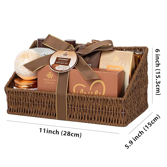 32 Pcs Mother's Day Gift for Mom, Coconut Vanilla Spa Gift Basket Set for Women - Image 8