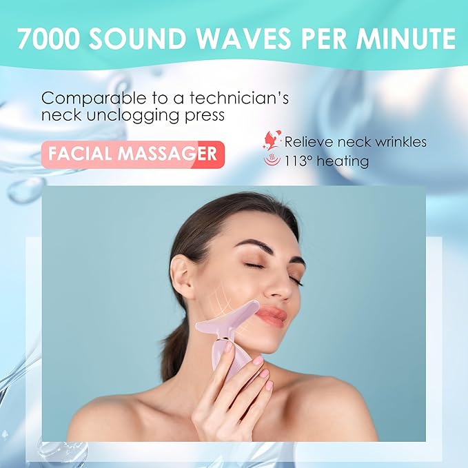 Facial Massager Red-Light-Therapy-for-Face and Neck, Face  culpting Wand - Image 6