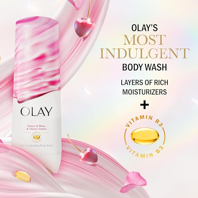 Olay Body Wash for Women, Indulgent Moisture, 24hr Moisturizing & Nourishing - Image 4