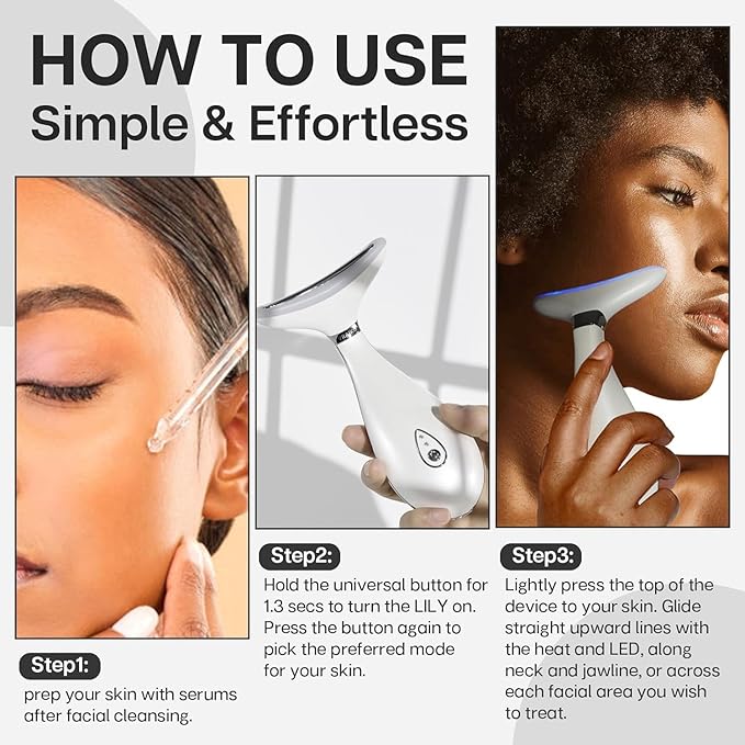 VRAIKO Lily Neck Face Massager, Face Sculpting Tool, Skin Rejuvenation Device - Image 5