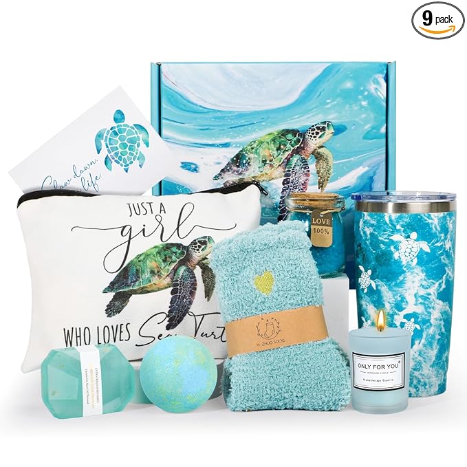 Mothers Day Gifts for Mom, Sea Turtle Gifts for Women, Turtle Gift Set for by GiftPeak