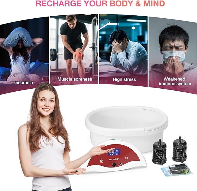 veicomtech Ionic Foot Bath Detox Machine, Foot Detox Machine, Ionic Foot Spa Kit - Image 4