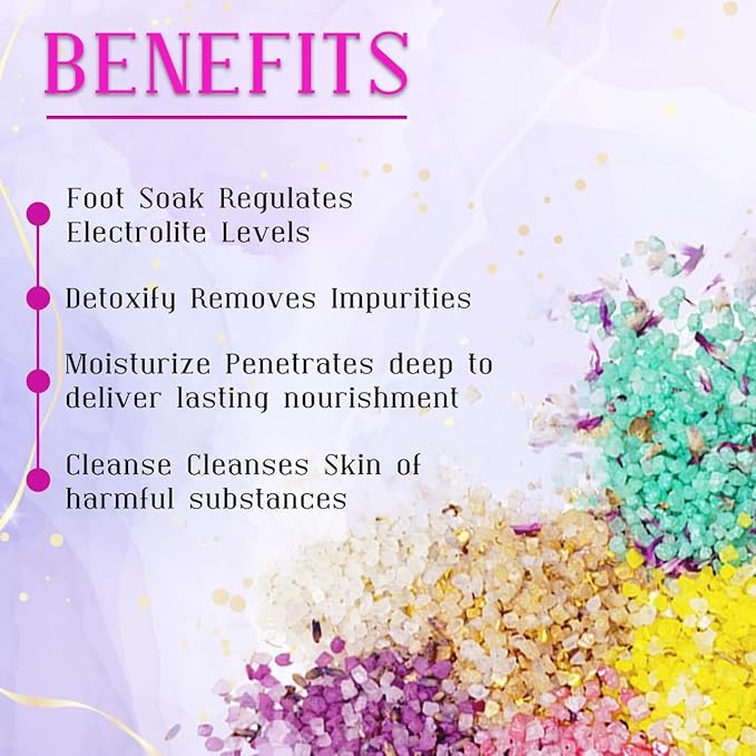 Bath Salts for Women Relaxing, Bath Salts Gift Set, Travel Size - Image 7