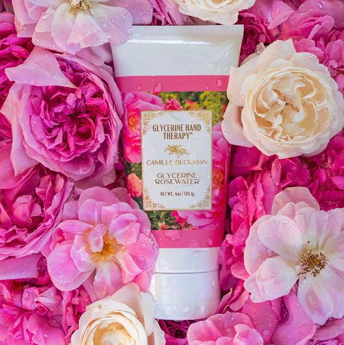 Camille Beckman Glycerine Hand Therapy Cream, Glycerine Rosewater, 6 Ounce - Image 2