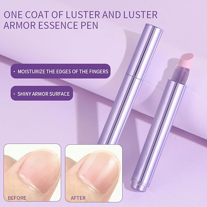 Ceramic Cuticle Oil Pusher Pen: 3-in-1 Nail Cuticle Remover Oil Pen - Image 2