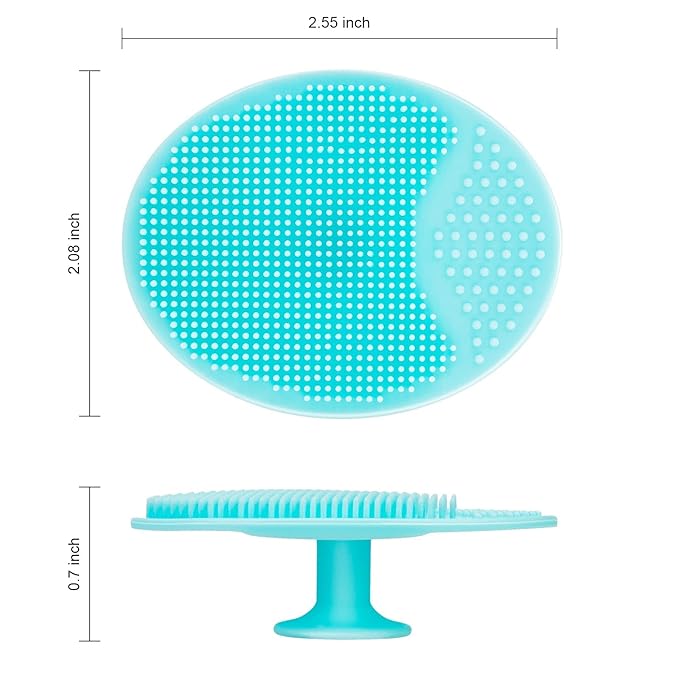4 Pack Face Scrubber, JEXCULL Soft Silicone Facial Cleansing Brush Face - Image 8