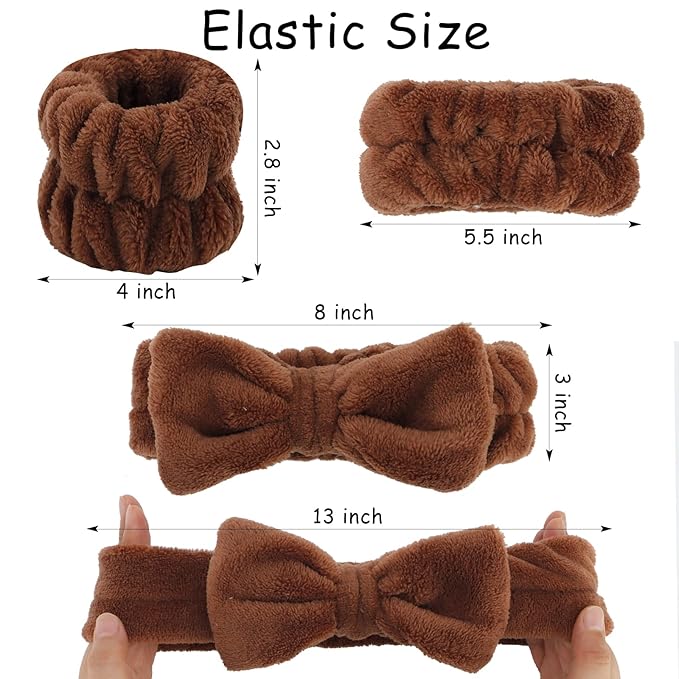 12PCS Spa Microfiber Headband and Wrist Towels - Image 7