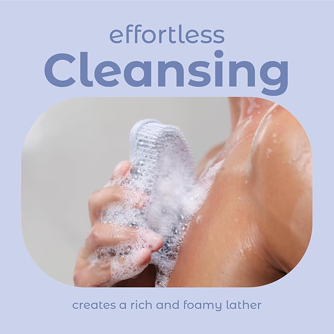 MainBasics Silicone Body Scrubber Dual-Sided Shower Loofah and Exfoliator - Image 4