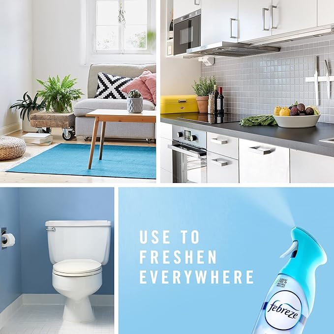 Febreze Odor-Eliminating Air Freshener, Linen & Sky, 8.8 fl oz - Image 3