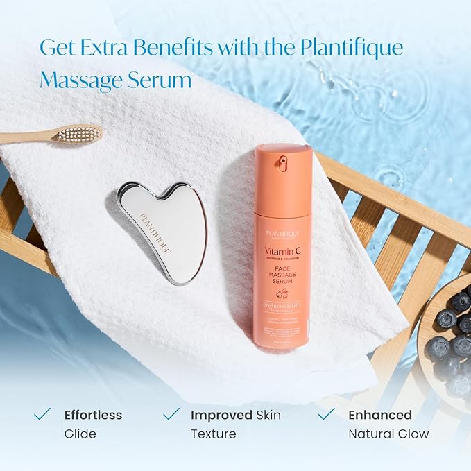 PLANTIFIQUE Stainless Steel Gua Sha | Facial Tool | Skin Massage - Image 4
