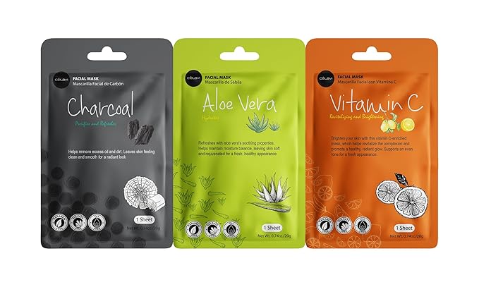 Celavi Essence Facial Sheet Face Mask Variety Set Classic Authentic Korean - Image 7