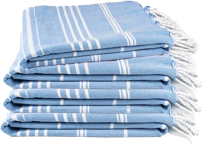 Cotton Turkish Beach Towel by 9Threads