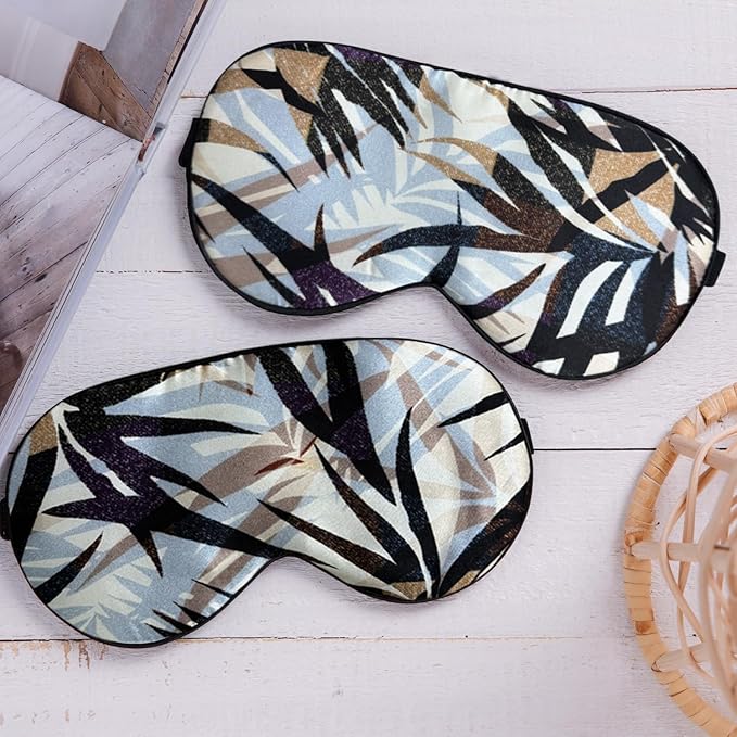Maxfeel Feel 100% Pure Silk Eye Mask Sleep Eye Mask Eye Cover Eyeshade Sleeping - Image 3