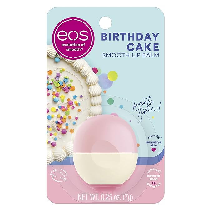eos Shea Lip Balm, Birthday Cake | All-Day Moisture | 0.25 oz | Pack of 2 - Image 5