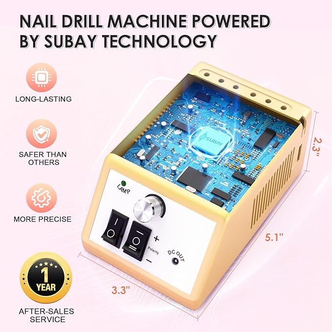 Subway Professional Nail Drill Machine - Image 4