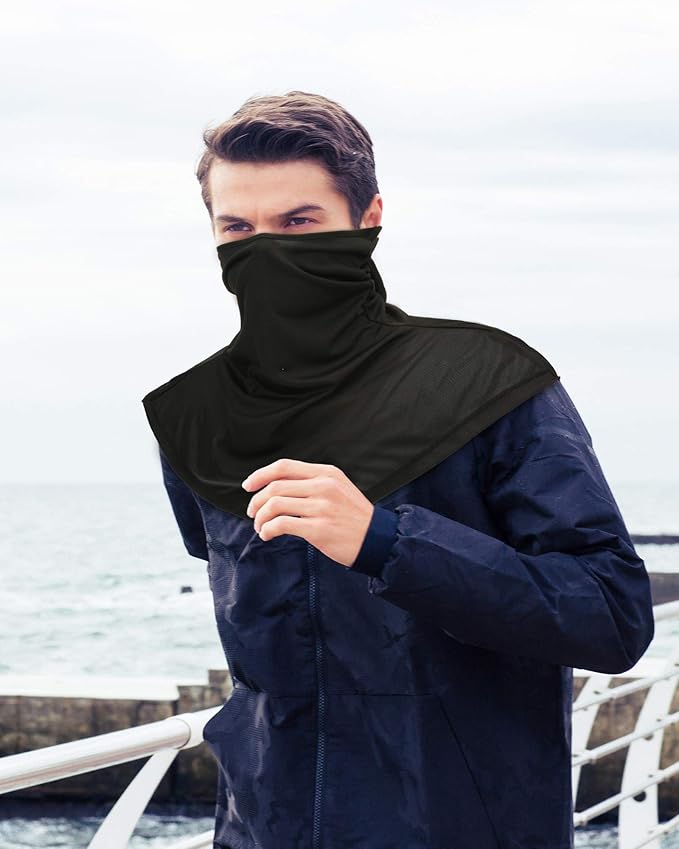 SATINIOR 3 Piece Balaclava Face Cover Sun Protection Neck Cover Summer - Image 2