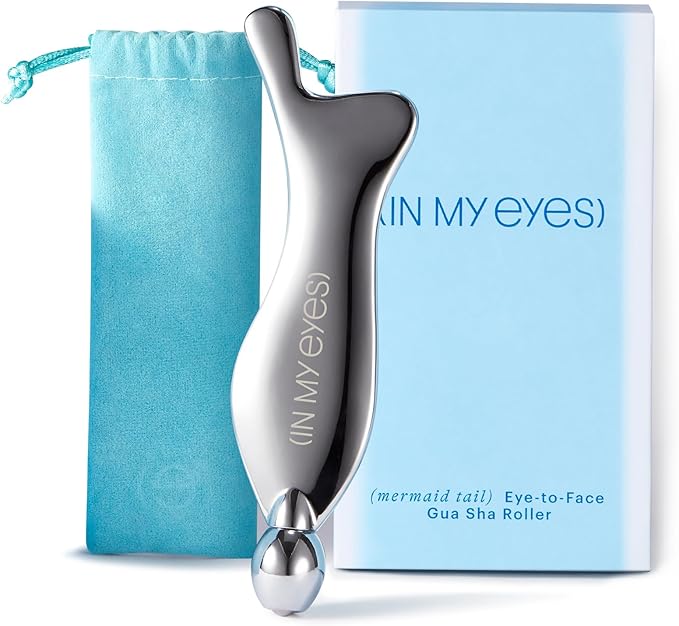 In My Eyes Gua Sha Tool for Face & Eye, Stainless Steel Gua Sha Facial Massager by InMyEyes