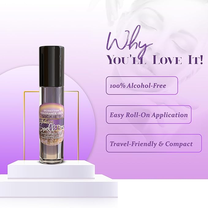 MOBETTER FRAGRANCE OILS Vickies Golden Spell Brew Perfume Women Body Oil 10ml - Image 3