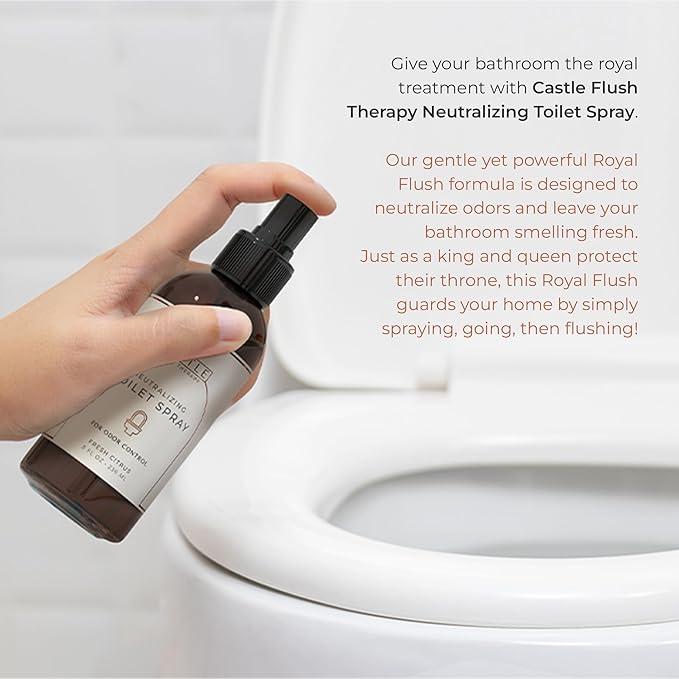 Castle Flush Therapy Neutralizing Toilet Spray | Odor Control | Bathroom - Image 3
