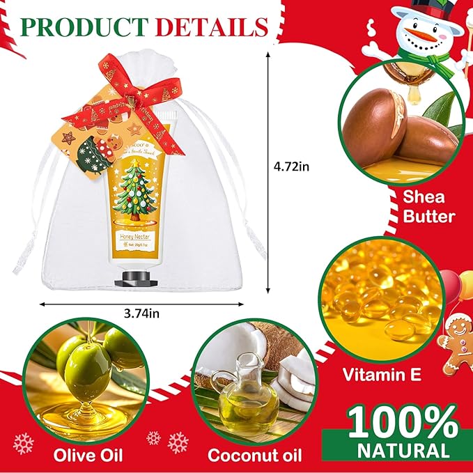 VISCOO 60 Sets Christmas Hand Cream Gift Set - Image 3