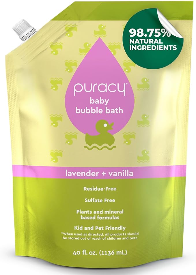 Puracy Bubble Bath for Children, Gently Scented by Puracy