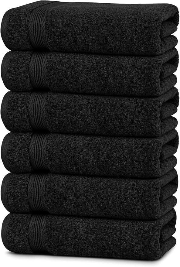 Linteum Textile Supply Luxury Hair Towels 100% Ring Spun Cotton Bleach Proof by LinteumTextileSupply