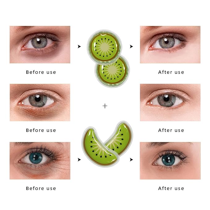 ZNÖCUETÖD Small Gel Ice Pack for Eye Pads and Under Eye Patches, Hot Cold - Image 5